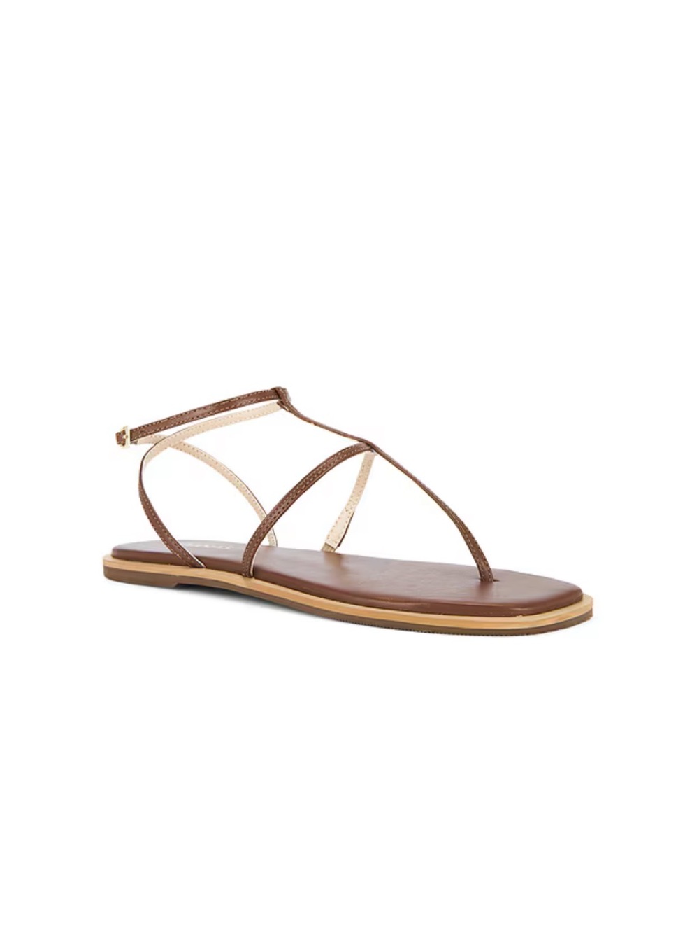 NIB Kaanas Aisha Strappy Gladiator Sandal in Gold - Picture 4 of 10